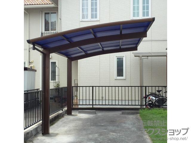 群馬県高崎市ののカーポート プレシオスポート 積雪〜20cm対応 施工例