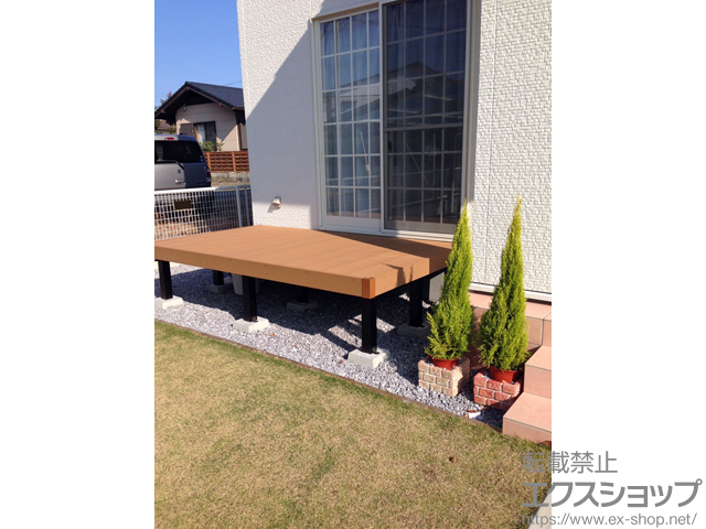 宮崎県宮崎市ののウッドデッキ マージウッドデッキ 施工例