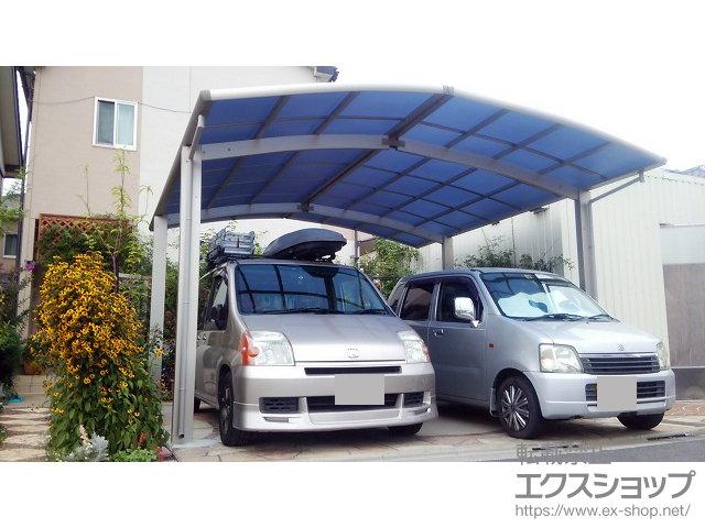 埼玉県川越市ののカーポート レイナポートグラン M合掌　積雪〜20cm対応 施工例