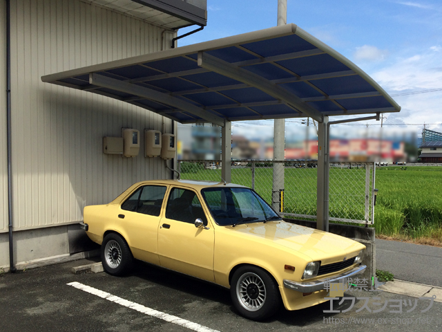 愛知県豊川市ののカーポート プレシオスポート 積雪〜20cm対応 施工例