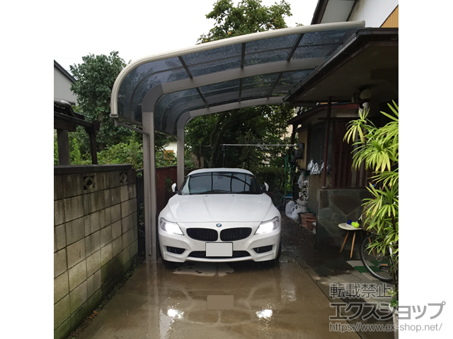 群馬県太田市ののカーポート テールポートシグマIII 積雪〜20cm対応 施工例