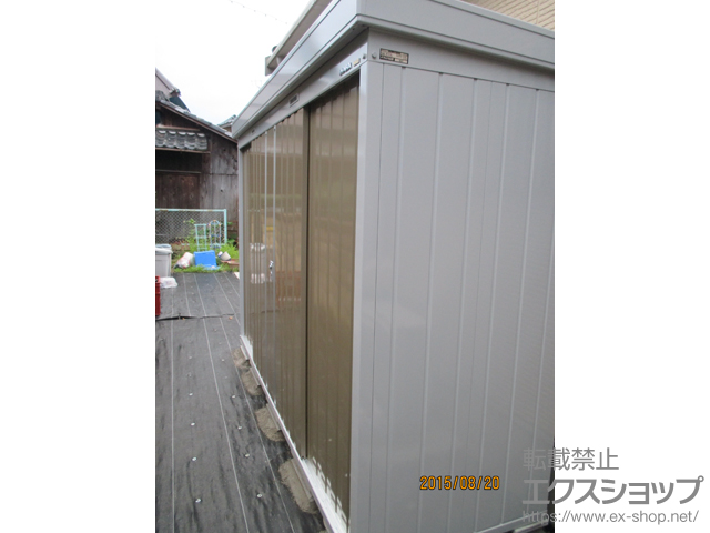 滋賀県彦根市のの物置・屋外倉庫 ネクスタ 一般型(NXN-29S　MB) 施工例