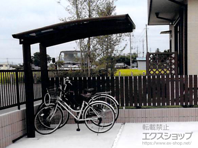 茨城県水戸市ののサイクルポート・駐輪場 プレシオスポート ミニ 積雪〜20cm対応 施工例