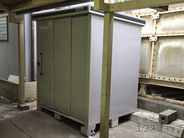 東京都品川区のの物置・屋外倉庫 エルモ 一般型(LMD-1815) 施工例