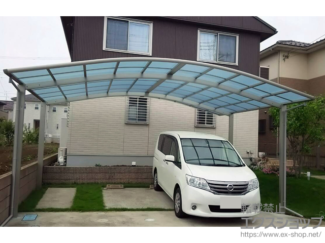 茨城県つくばみらい市ののカーポート レイナツインポートグラン　積雪〜20cm対応 施工例