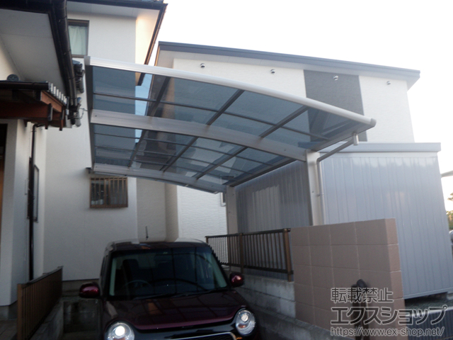 熊本県菊池市ののカーポート プレシオスポート 積雪〜20cm対応 施工例