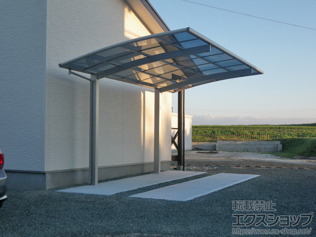熊本県菊池市ののカーポート プレシオスポート 積雪〜20cm対応 施工例