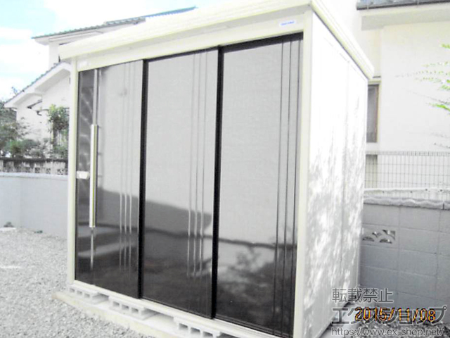 大分県別府市のの物置・屋外倉庫 Mr.ストックマンダンディ 一般型（ND-2215 K） 施工例