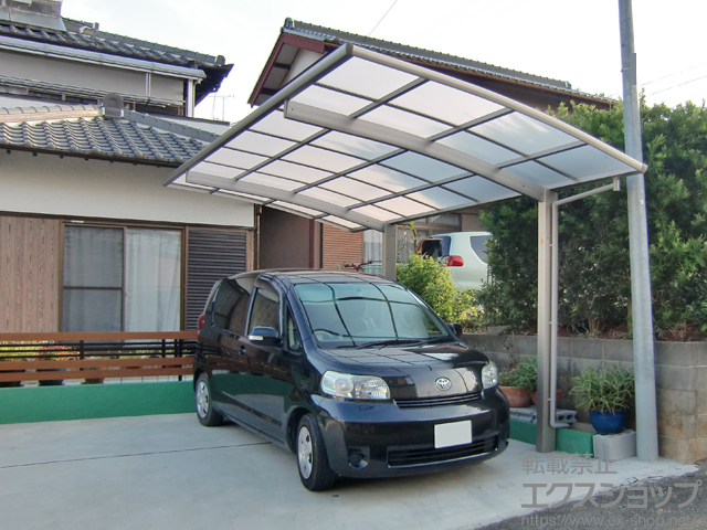 静岡県湖西市ののカーポート プレシオスポート 積雪〜20cm対応 施工例