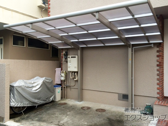 東京都目黒区ののカーポート レイナポートグラン　積雪〜20cm対応 施工例