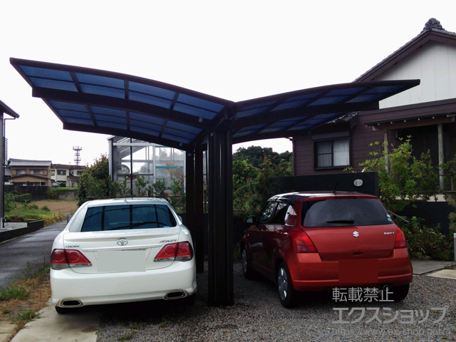 愛知県豊橋市ののカーポート レイナポートグラン Y合掌　積雪〜20cm対応 施工例