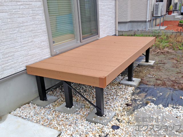 新潟県長岡市ののウッドデッキ マージウッドデッキ 施工例