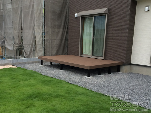 茨城県取手市ののウッドデッキ マージウッドデッキ 施工例