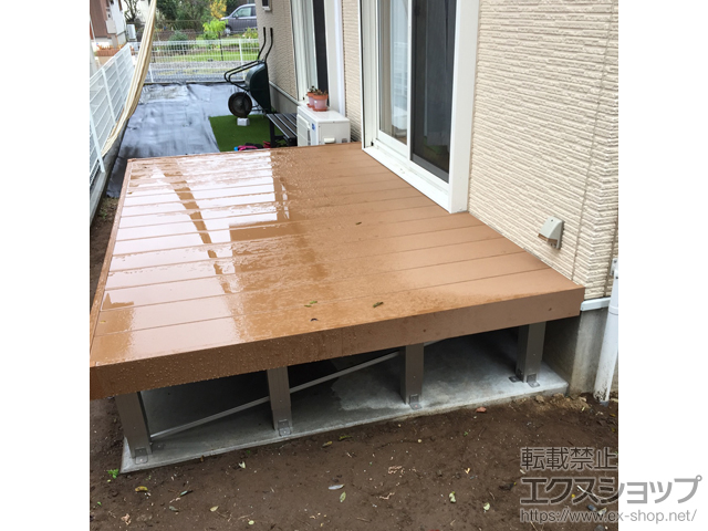 千葉県富里市ののウッドデッキ マージウッドデッキ 施工例