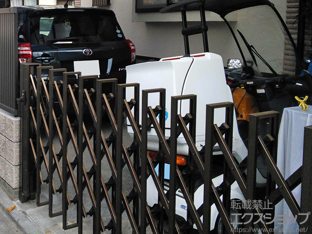 東京都八王子市ののカーゲート アルシャインHG ノンキャスター 片開き 260S 施工例