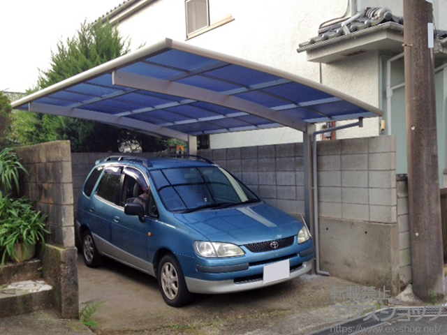 千葉県佐倉市ののカーポート プレシオスポート 積雪〜20cm対応 施工例