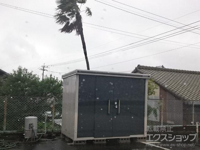 福岡県糸島市のの物置・屋外倉庫 エルモ 一般型(LMD-2515 SM) 施工例