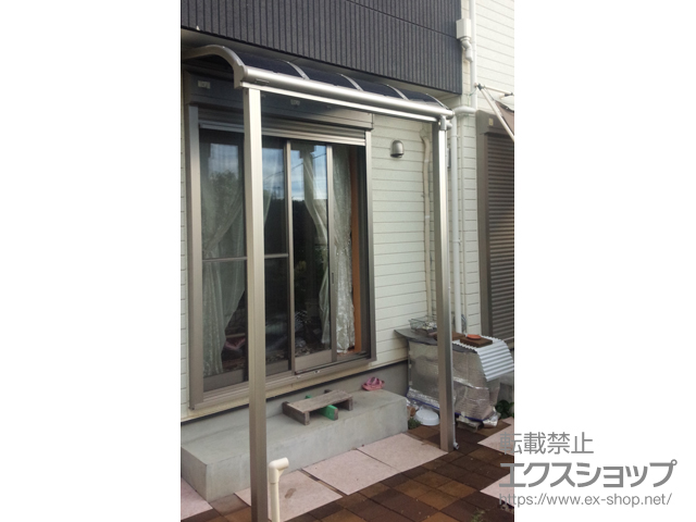 神奈川県横浜市ののテラス屋根 プレシオステラス R型 1500 テラスタイプ 単体　積雪〜50cm対応 施工例