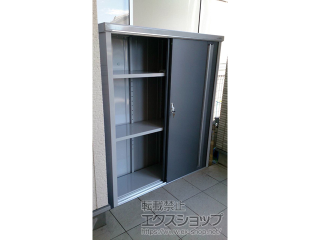 大阪府枚方市のの物置・屋外倉庫 シンプリー 一般型（MJX-134DP PG） 施工例