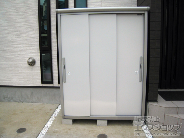 東京都立川市のの物置・屋外倉庫 エスモ 一般型(ESD-1509AGL PW) 施工例