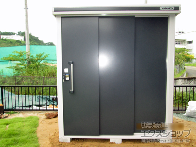 宮城県名取市のの物置・屋外倉庫 エルモ 一般型 1870×1520×2120 LMD-1815 SM 施工例