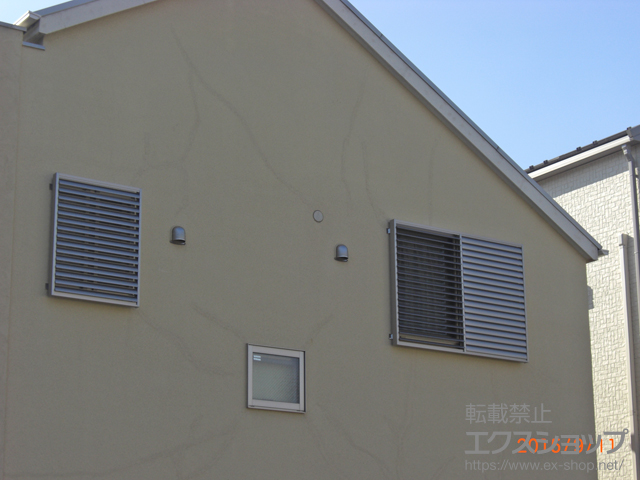 東京都杉並区のLIXIL リクシル（トステム）の面格子・窓格子 目隠し可動ルーバー 引違窓用 施工例