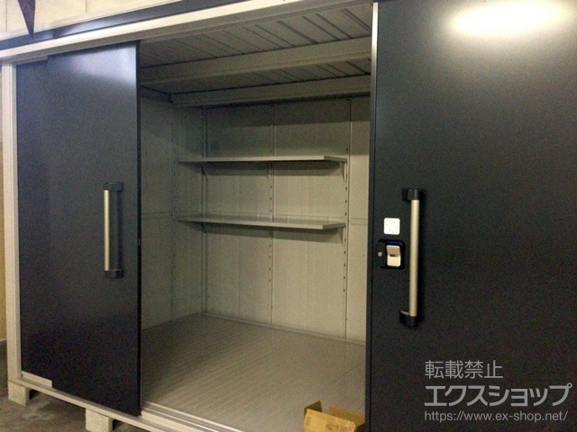 東京都豊島区のの物置・屋外倉庫 エルモ 一般型（LMD-3618 SM） 施工例
