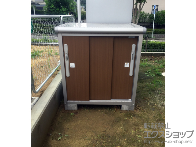 宮城県名取市のの物置・屋外倉庫 エスモ 一般型（ESD-1007YGL WB） 施工例