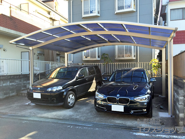 埼玉県坂戸市ののカーポート レイナツインポートグラン　積雪〜20cm対応 施工例