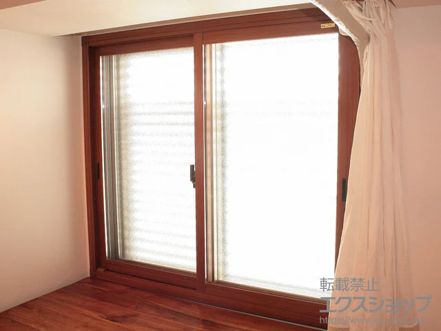 大阪府箕面市のLIXIL リクシル（トステム）の内窓（二重窓・二重サッシ） インプラス ダストバリア仕様 引違い窓 2枚建 施工例