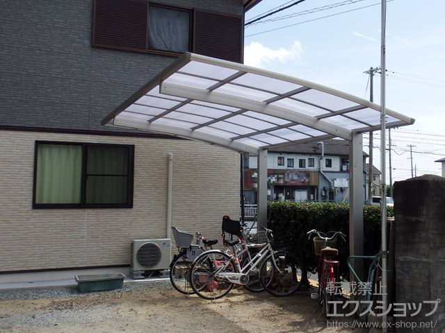 兵庫県姫路市ののカーポート プレシオスポート 積雪〜20cm対応 施工例