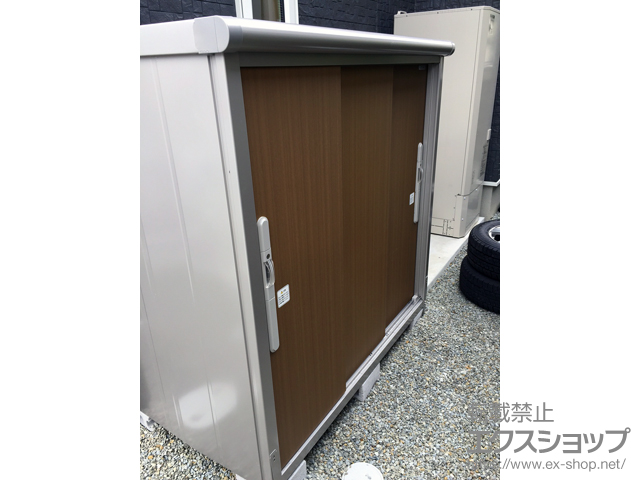 兵庫県神戸市のの物置・屋外倉庫 エスモ 一般型(ESD-1509EGL　WB) 施工例