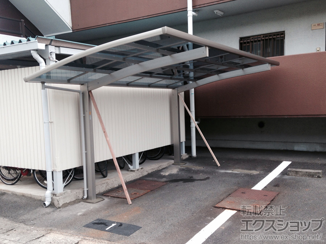 愛知県清須市ののカーポート プレシオスポート 積雪〜20cm対応 施工例