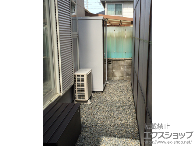 京都府宇治市のの物置・屋外倉庫 シンプリー 一般型（MJX-116E　TB ） 施工例