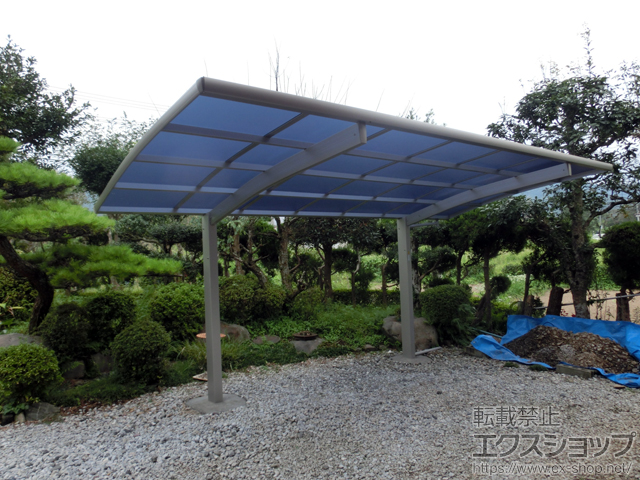 大分県佐伯市ののカーポート プレシオスポート 積雪〜20cm対応 施工例