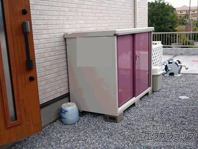 栃木県さくら市のの物置・屋外倉庫 グランプレステージジャスト（M-157DF WP） 施工例