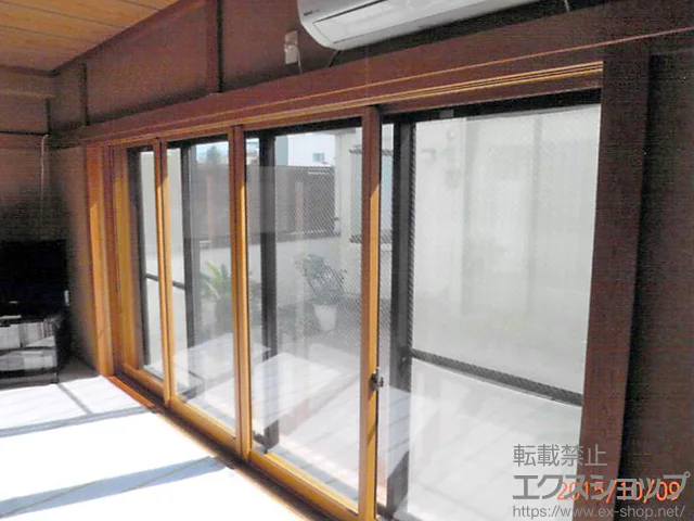 神奈川県川崎市のの内窓（二重窓・二重サッシ） インプラス ダストバリア仕様 引違い窓 4枚建 施工例