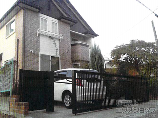 岩手県盛岡市ののカーゲート ワイドオーバードアS2型 電動式 施工例