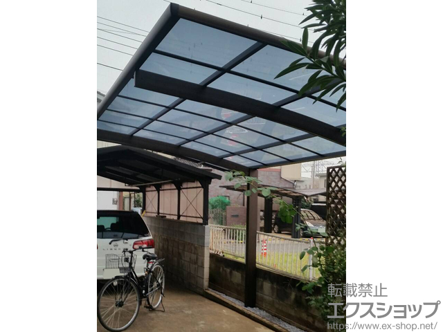 埼玉県白岡市ののカーポート プレシオスポート 積雪〜20cm対応 施工例