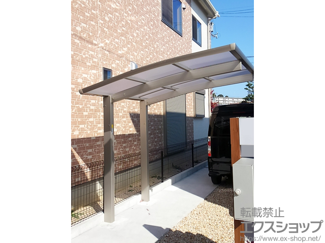 滋賀県大津市ののサイクルポート・駐輪場 プレシオスポート ミニ 積雪〜20cm対応 施工例