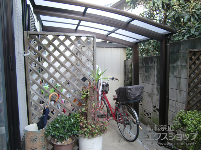 東京都杉並区ののサイクルポート・駐輪場 プレシオスポート ミニ 積雪〜20cm対応 施工例