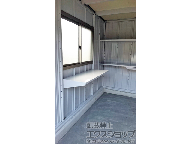 鹿児島県出水市のの物置・屋外倉庫 ドマール 土間タイプ（FXN-105HD　SG） 施工例