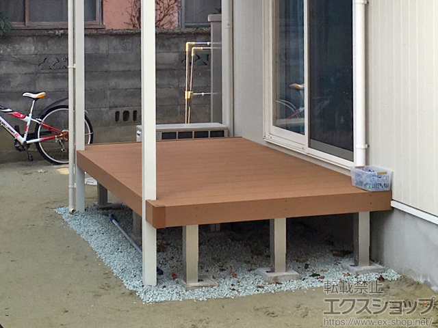 宮城県仙台市ののウッドデッキ マージウッドデッキ 施工例