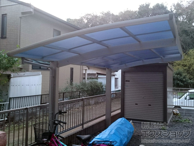 千葉県市原市ののカーポート プレシオスポート 積雪〜20cm対応 施工例