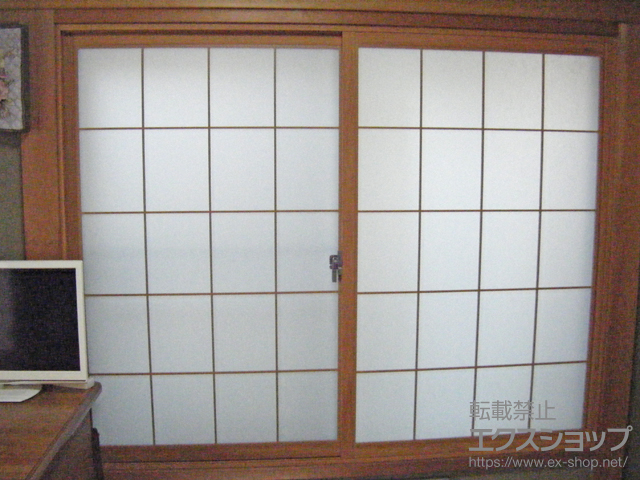 神奈川県茅ヶ崎市のの二重窓（内窓） インプラス ダストバリア仕様 引違い窓 2枚建 施工例