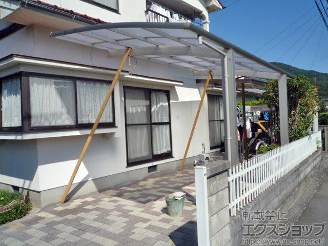 愛媛県伊予郡砥部町ののカーポート プレシオスポート 積雪〜20cm対応 施工例