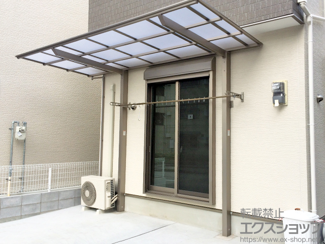 兵庫県尼崎市ののサイクルポート・駐輪場 ネスカFミニ (フラットスタイル) 積雪〜20cm対応 施工例