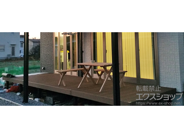 宮崎県宮崎市ののウッドデッキ リウッドデッキ 200 施工例