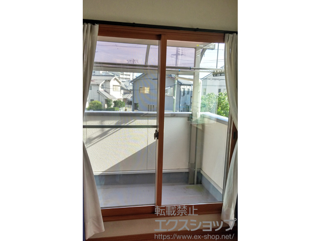 兵庫県神戸市のの二重窓（内窓） インプラス ダストバリア仕様 引違い窓 2枚建 施工例