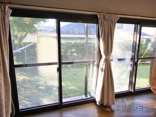 神奈川県厚木市のの二重窓（内窓） インプラス ダストバリア仕様 引違い窓 2枚建 施工例